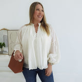 The Barterer Top - Off White