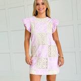 Lottie Crochet Paneled Dress