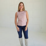 Lingering Matte Top - Rose