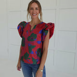 Blooms Hue Top