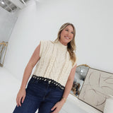 Esme Ribbon Sweater - Cream