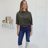 Hometowns in Fall Top - Olive