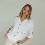 Eleanor Linen Top