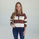 Entitlement Ease Top - Brown