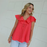 Breakaway Top - Coral