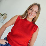 Best Is Now Sweater - Red