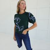 Love Grows Top - Green