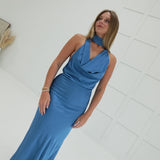 Anastasia Maxi Dress - Blue