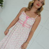 Amara Midi Dress - Pink