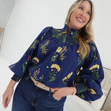 Judith Top - Indigo