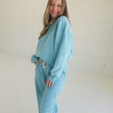 Stars Above Lounge Set - Sky Blue