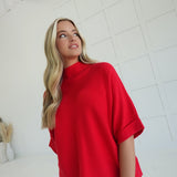 Danner Sweater Top - Red