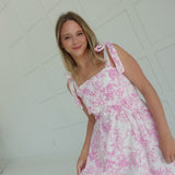 Malicent Midi Dress - Pink