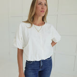 The In-Betweens Top - White