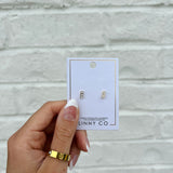 Screwback Stud Earrings - Poppy