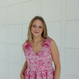 Rosette Midi Dress