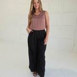 On My Dime Trousers - Black