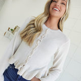 Ramsey Ruffle Sweater Top