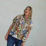 Fall For It Blouse - Taupe