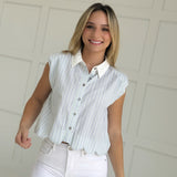 Lumen Striped Blouse