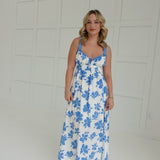 Ohana Midi Dress - Blue