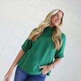 Danner Sweater Top - Hunter Green