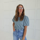 Summer Flare Top - Seafoam