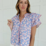 Dixieland Top - Blue