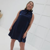 Bess Mini Dress - Navy