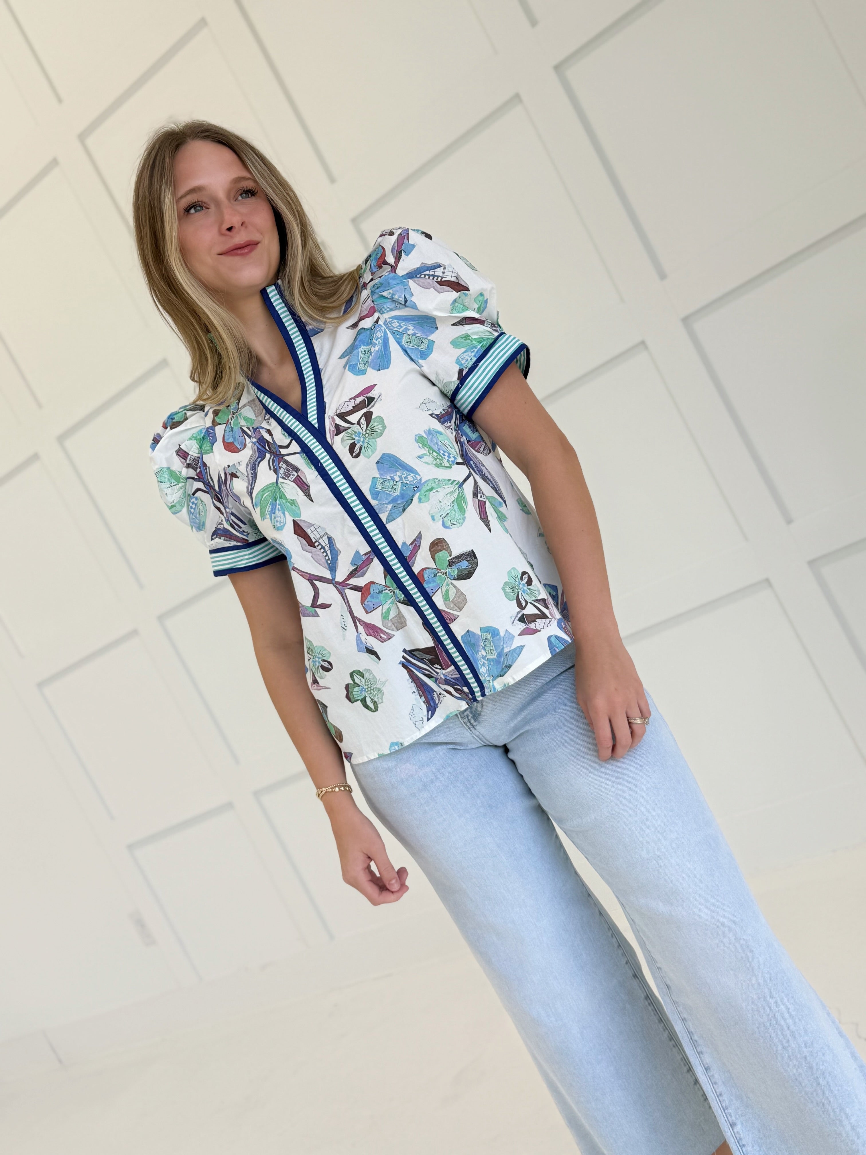 Birdy Floral Blouse