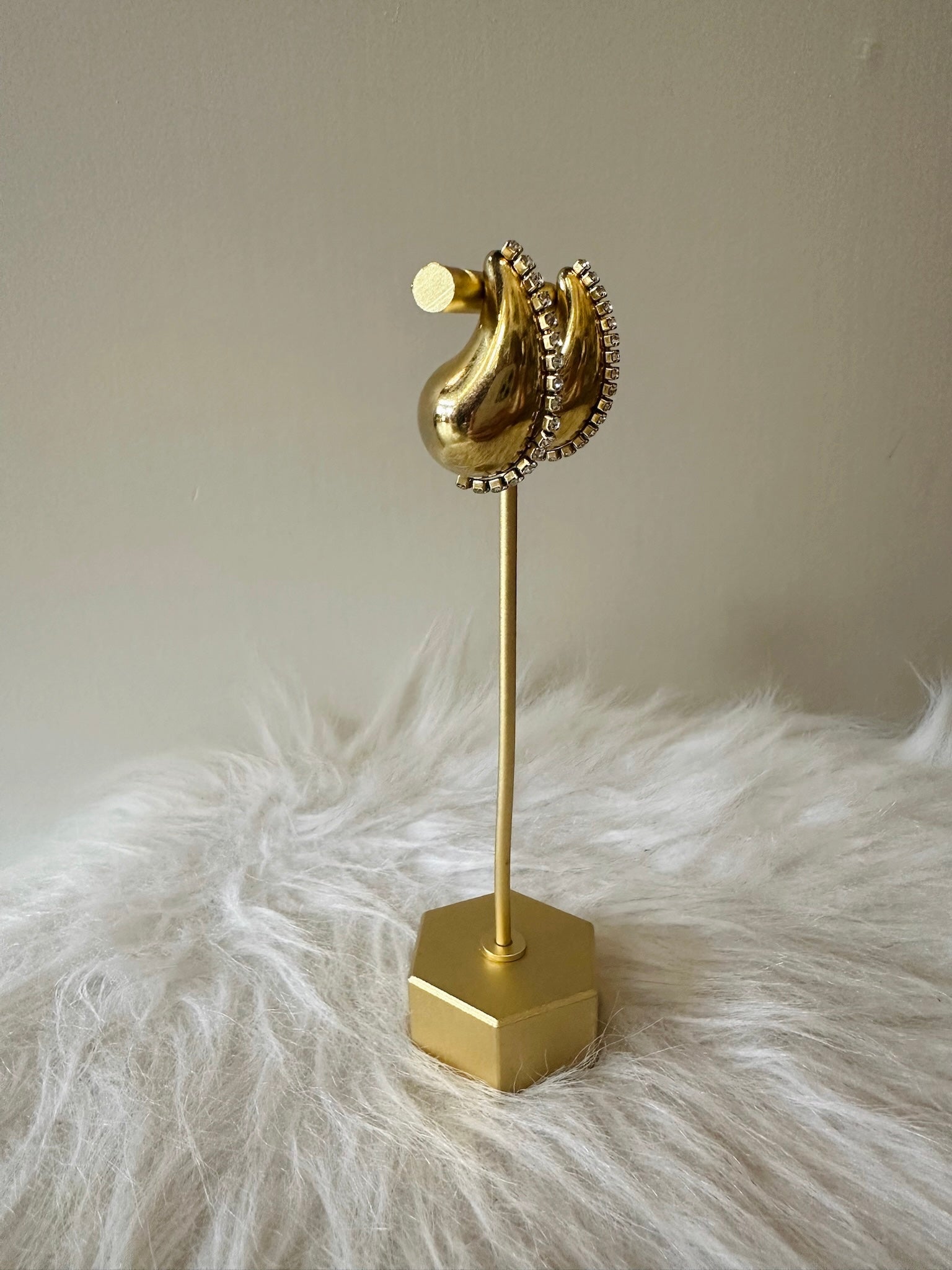 Teardrop Studded Earrings