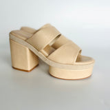 Graham Platform Heel - Natural - Matisse