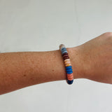 Wide Disc Stretch Bracelet