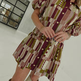 Fall Palette Mini Dress