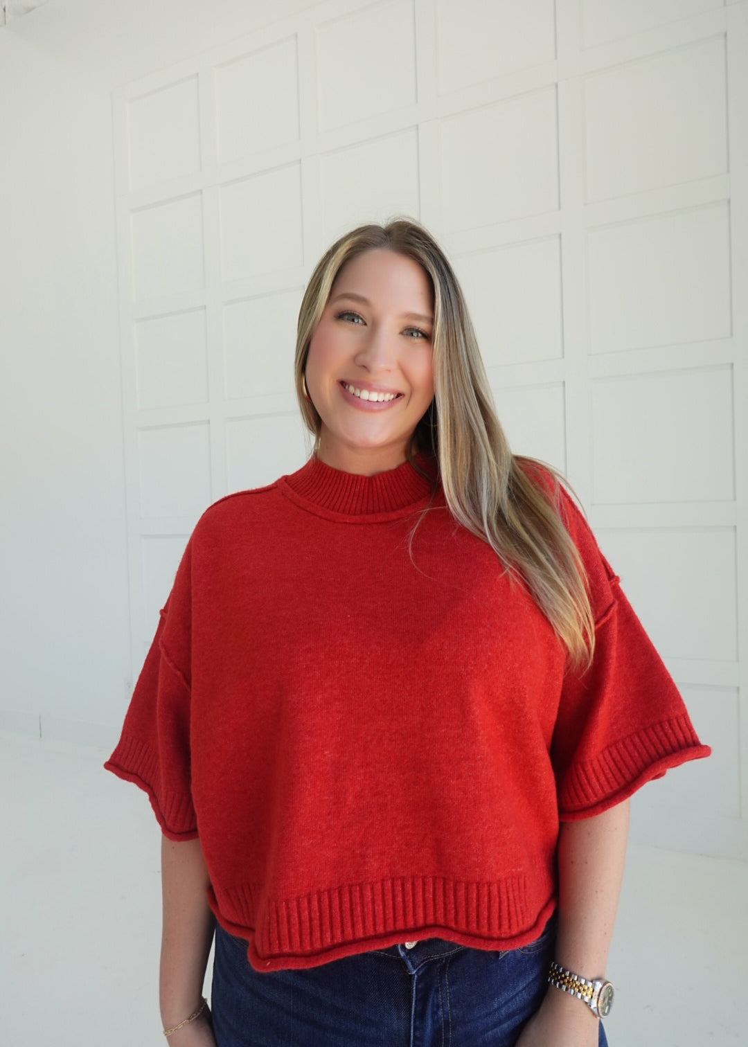 Fatal Reaction Sweater - Red