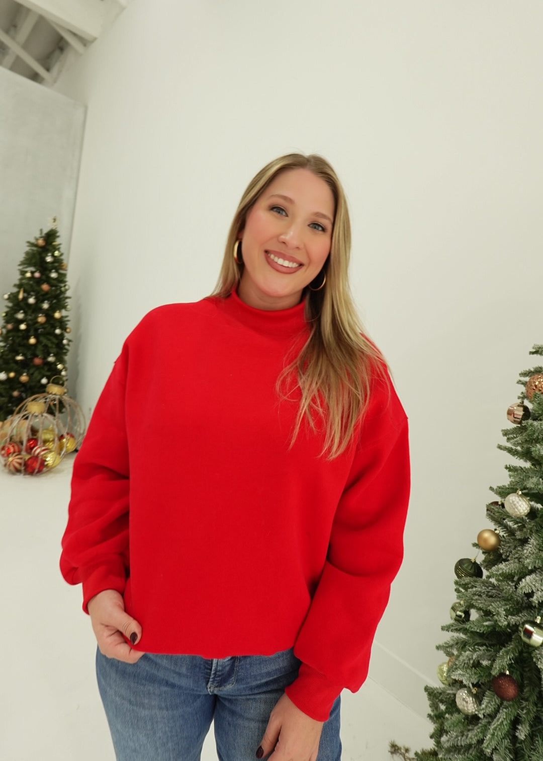 Hybrid Pullover - Red