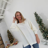 Embracing The Casual Top - Cream