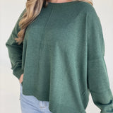 Cooling Down Lightweight Sweater - Green