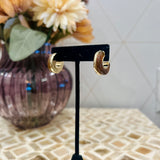 Marbled Resin Earrings