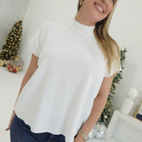 Basic Boxy Sweater - Ivory