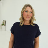 Mayson Knit Top - Navy