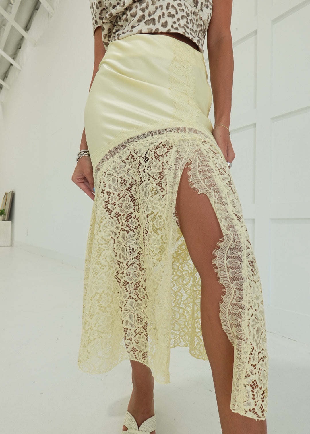 Carrie Maxi Skirt - Butter