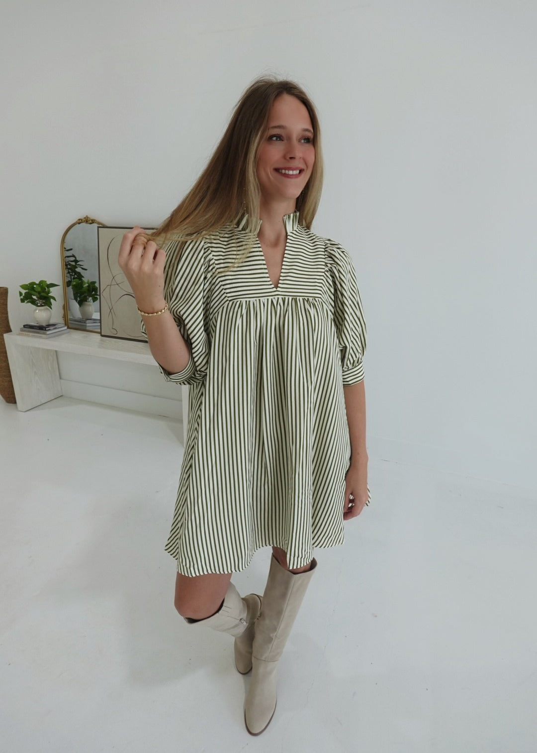 All Occasions Mini Dress - Olive