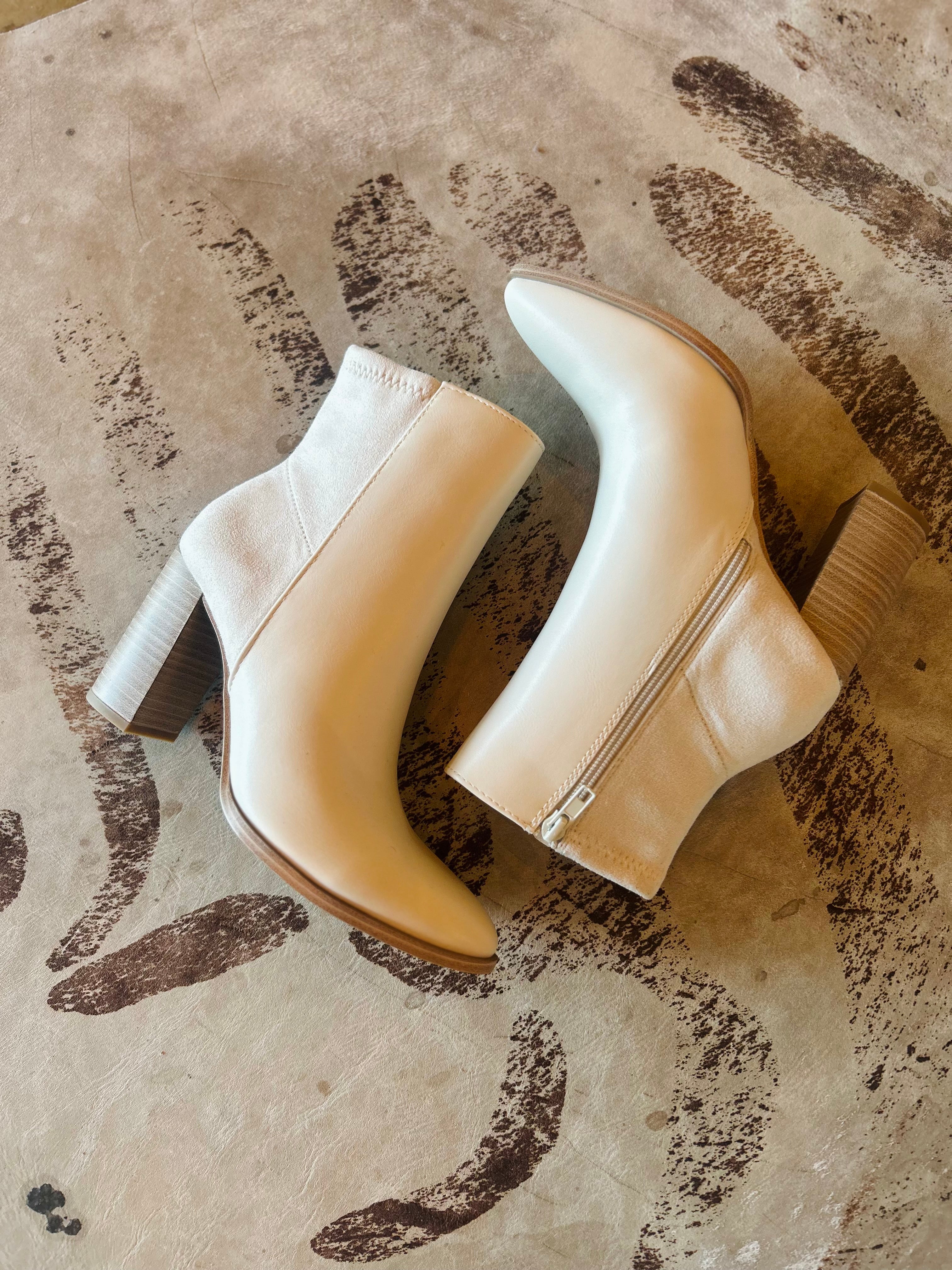 The Bar Is Set Bootie - Off White
