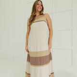 Nellie Neutral Maxi Dress