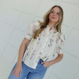 Hazel Lace Trim Top