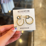 Mini Crystal Hoops
