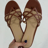 Trina Cutout Sandal - Chestnut