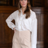 Classical Button Down Top - Off White