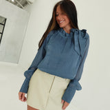 Webber Leather Skort - Ecru